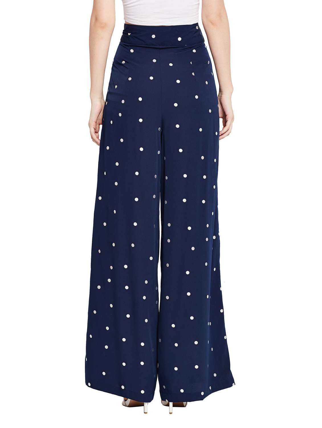 polka dot straight palazzo - 15624423 -  Standard Image - 2