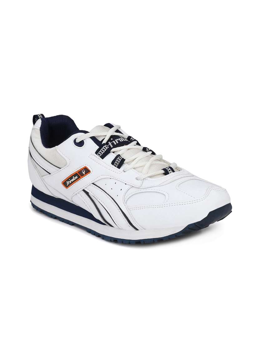 white leatherette sport shoes