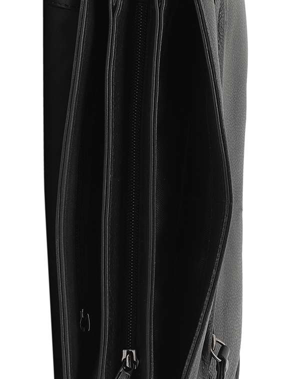 black solid regular sling bag - 15628719 -  Standard Image - 2