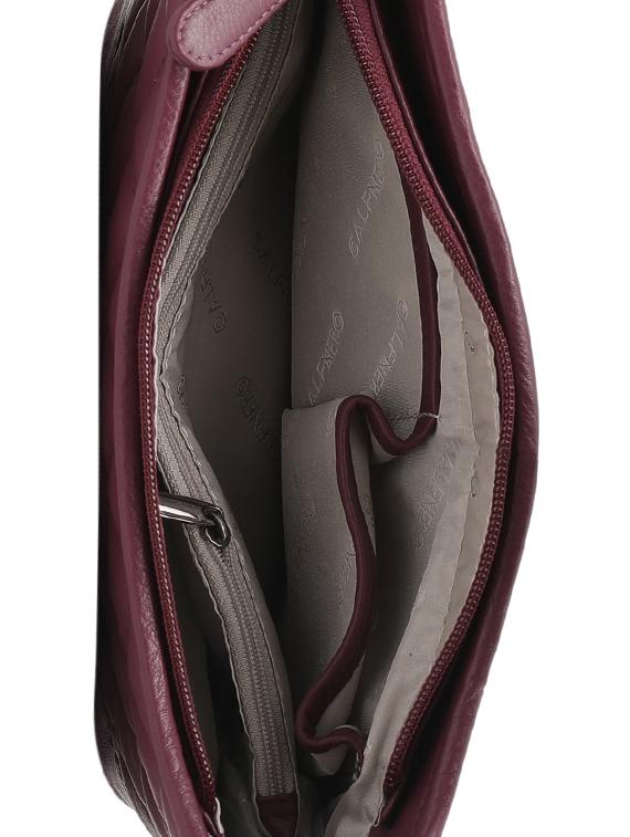 purple leatherette (pu) sling bag - 15628726 - Standard Image - 2