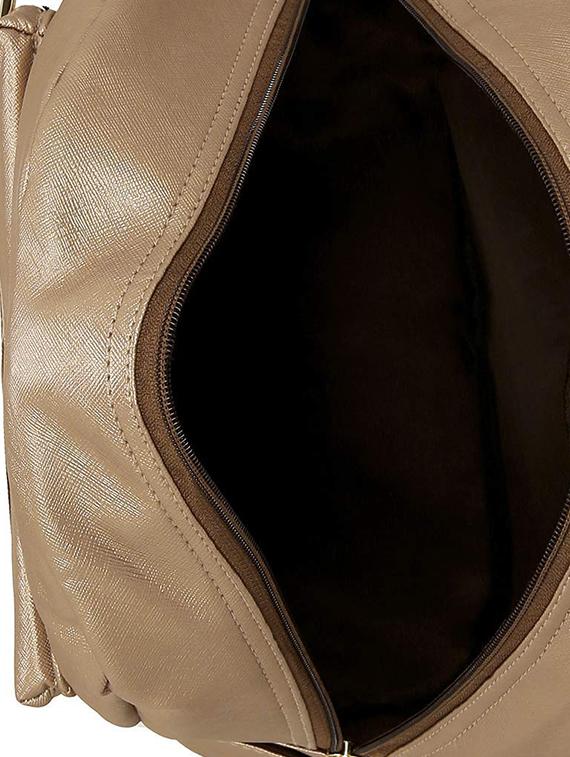 beige leatherette (pu) fashion backpack - 15632366 - Standard Image - 2