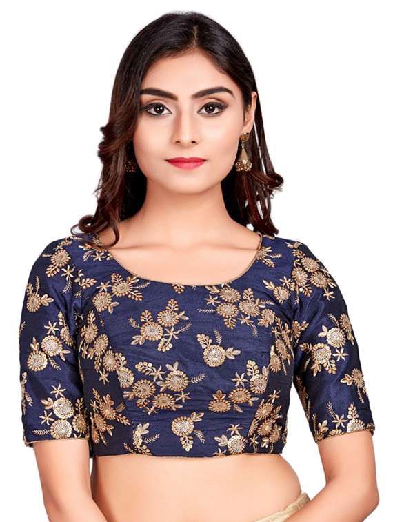 sequined blouse with drawstring