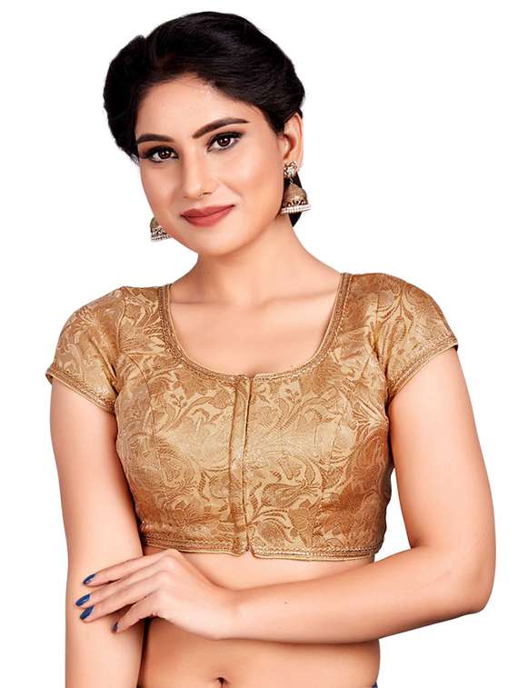 self-design blouse with drawstring