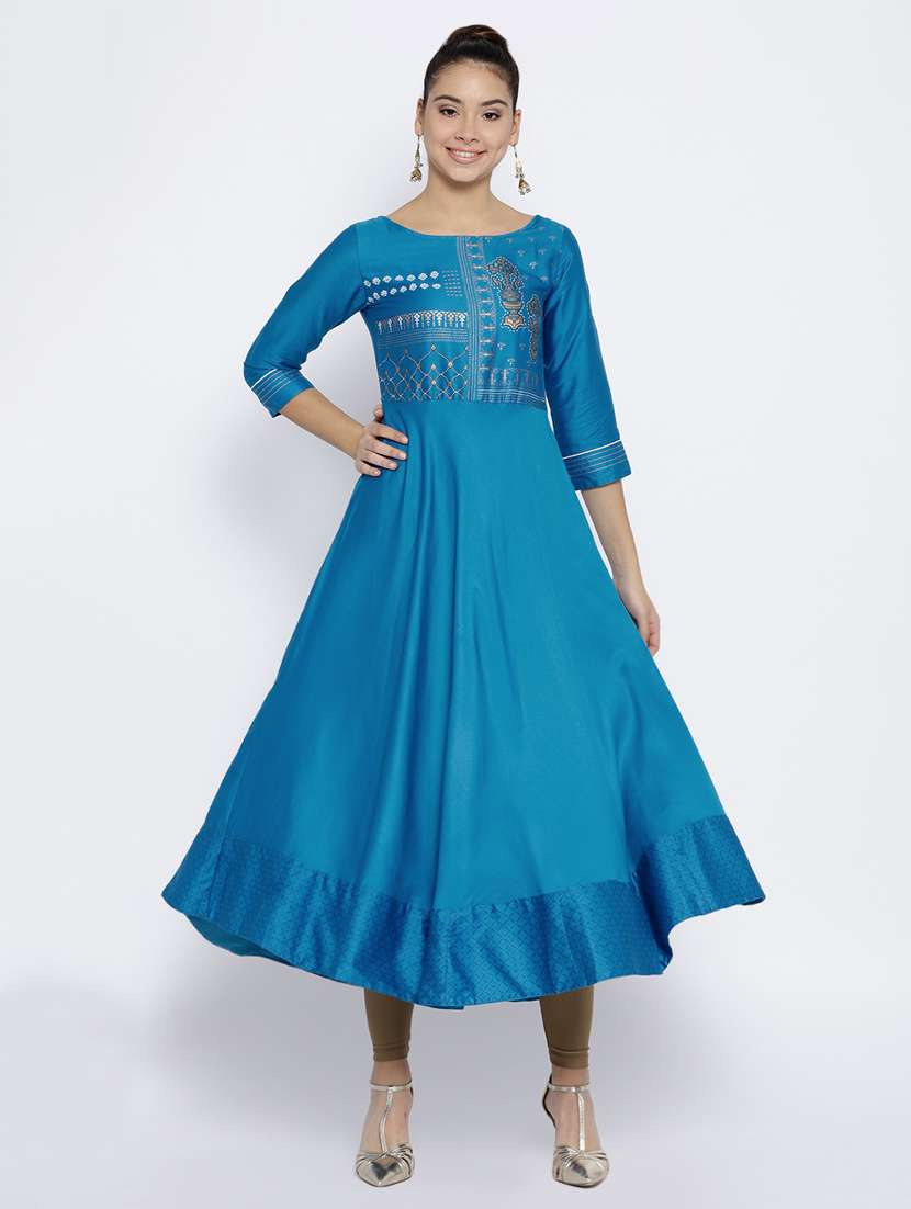 women's flared kurta