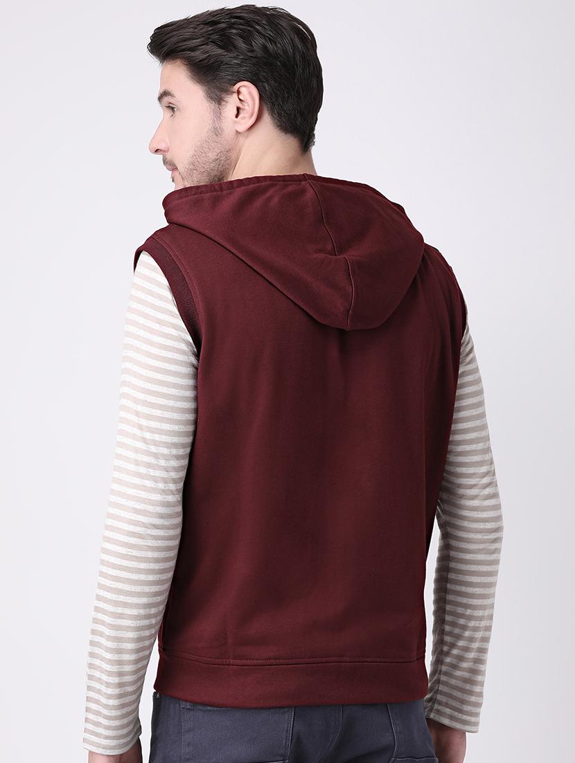 maroon cotton sweatshirt - 15641515 - Standard Image - 2