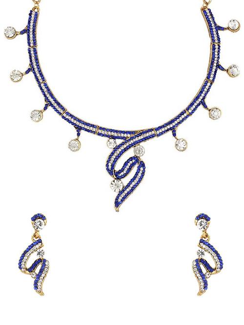 blue necklaces & earrings set - 15641726 - Standard Image - 0