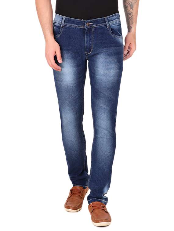 mens slim fit plain jeans