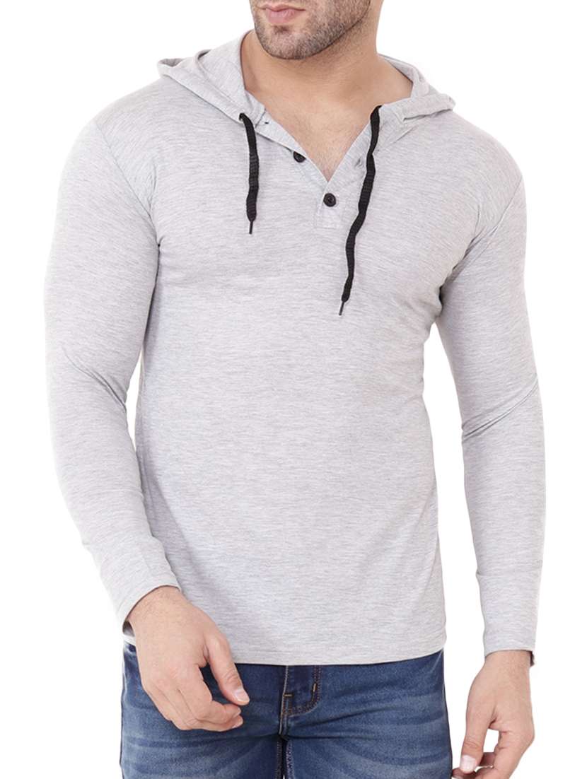 grey cotton t-shirt