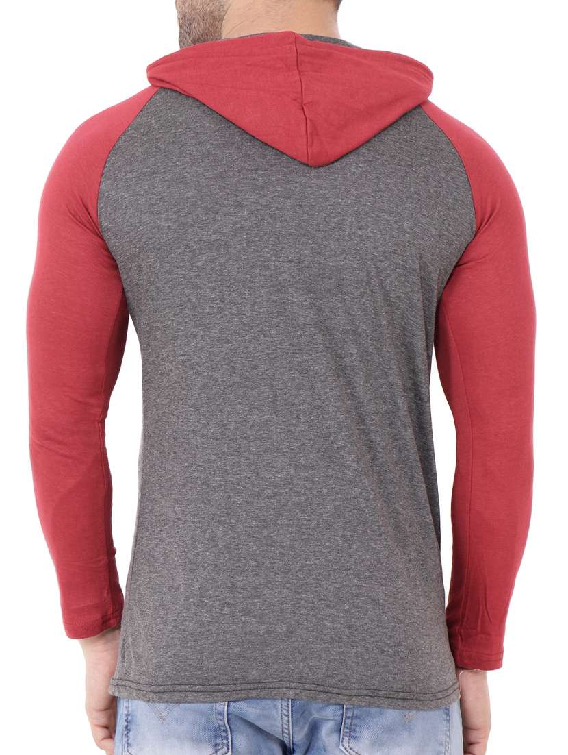 grey cotton raglan t-shirt - 15651704 -  Standard Image - 2