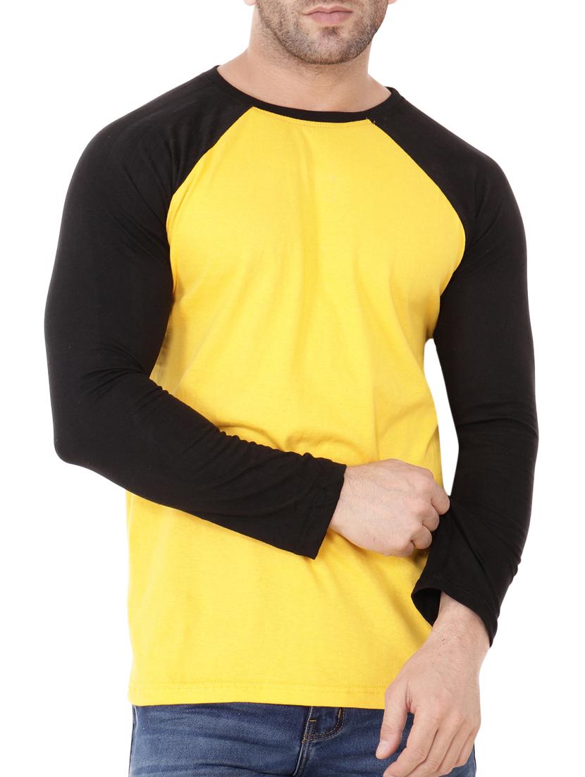 yellow cotton raglan t-shirt - 15651752 - Zoom Image - 0