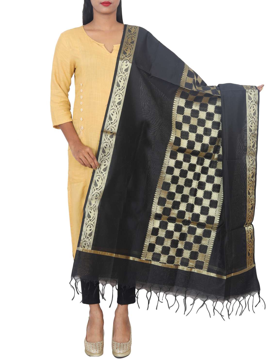 chanderi banarasi dupatta