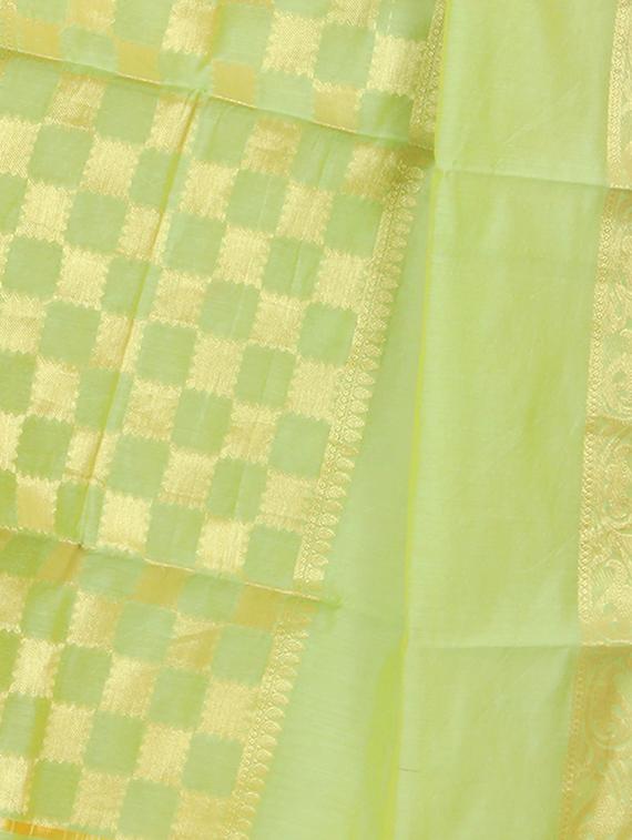 chanderi banarasi dupatta - 15652561 - Standard Image - 2