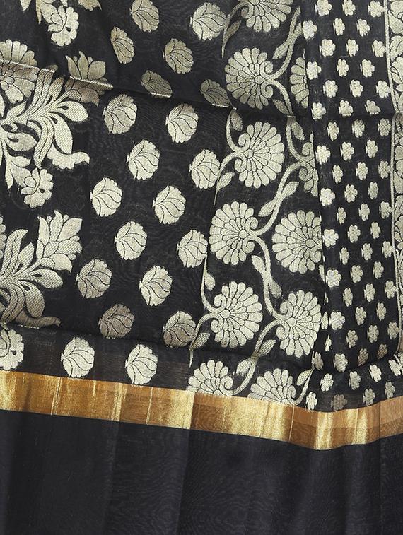 chanderi banarasi dupatta - 15652594 - Standard Image - 2
