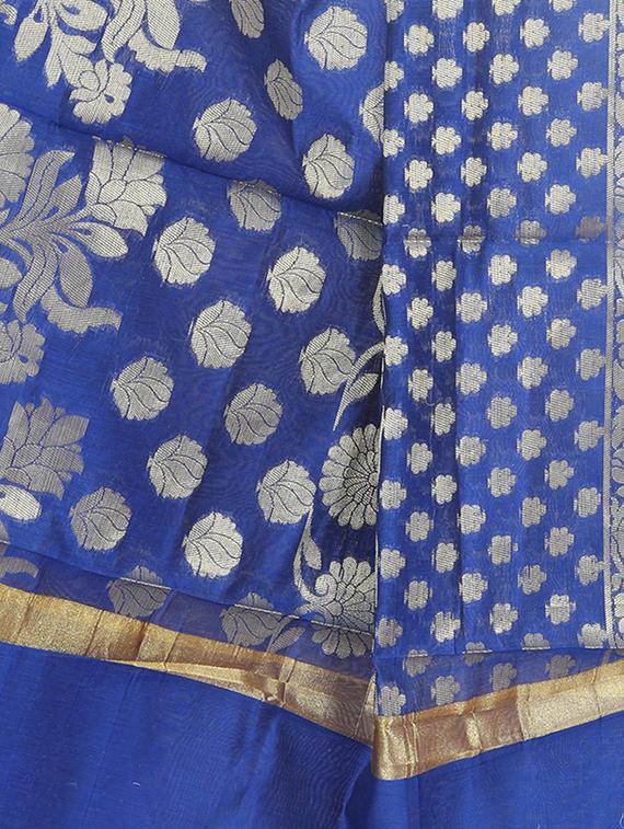 chanderi banarasi dupatta - 15652596 - Standard Image - 2