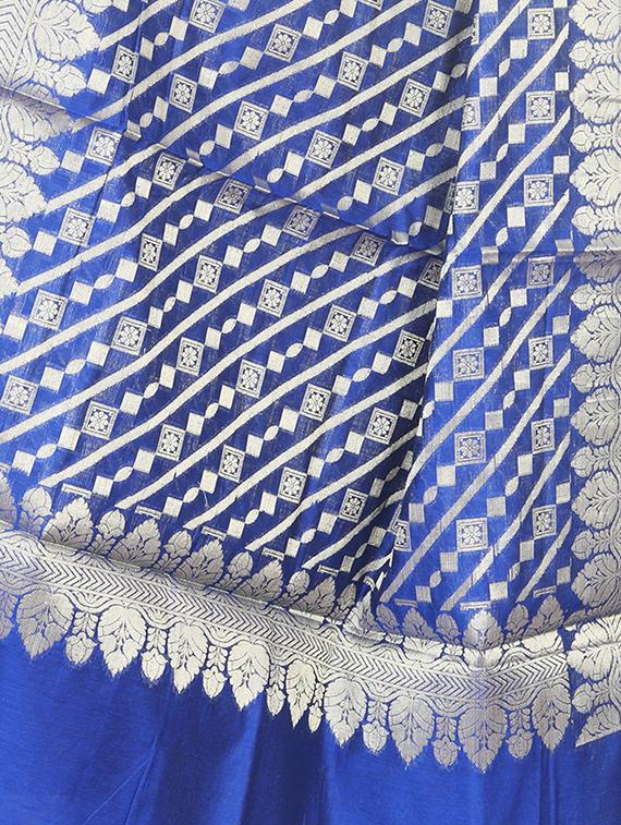 chanderi banarasi dupatta - 15652600 - Standard Image - 2