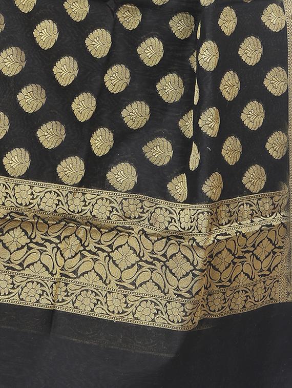 chanderi banarasi dupatta - 15652681 - Standard Image - 2