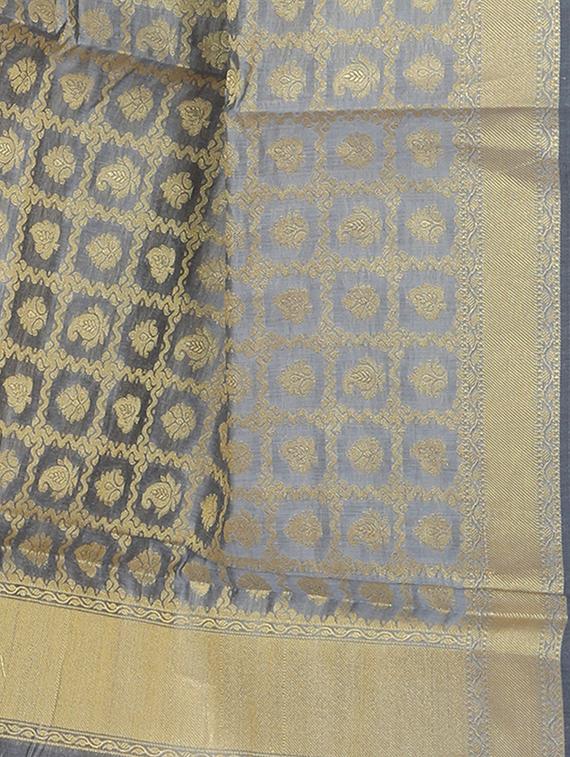 chanderi banarasi dupatta - 15652688 - Standard Image - 2