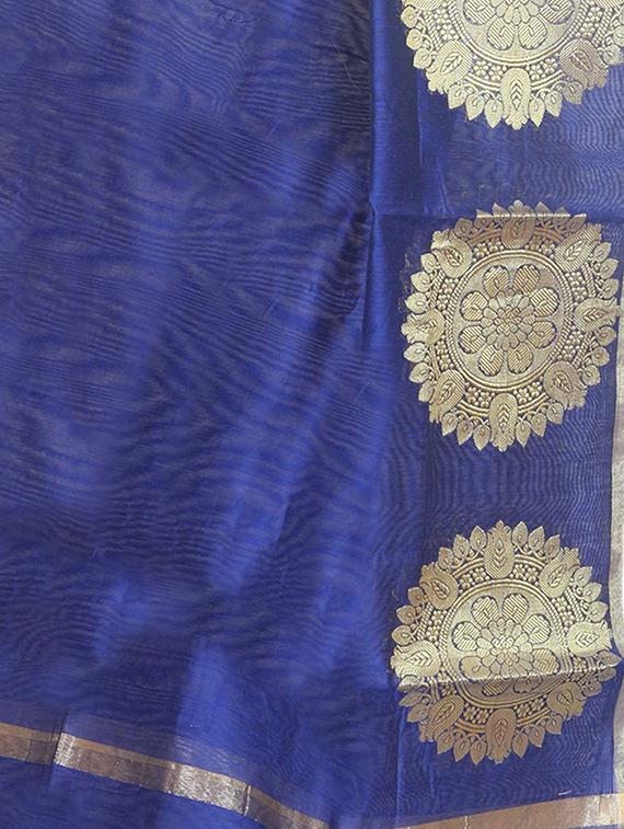 chanderi banarasi dupatta - 15652689 - Standard Image - 2