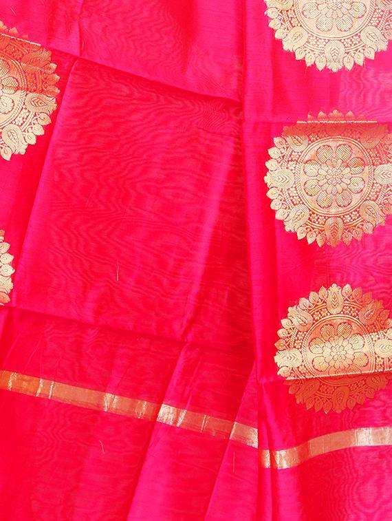 chanderi banarasi dupatta - 15652692 - Standard Image - 2