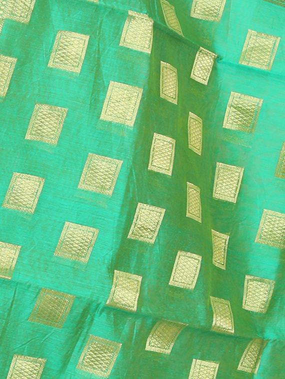 chanderi banarasi dupatta - 15652693 - Standard Image - 2