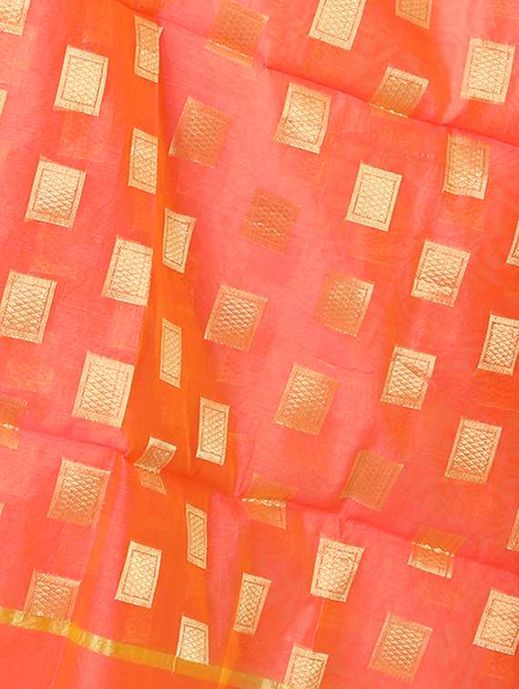 chanderi banarasi dupatta - 15652694 -  Standard Image - 2