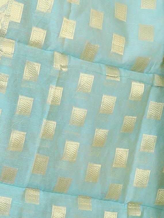 chanderi banarasi dupatta - 15652695 - Standard Image - 2