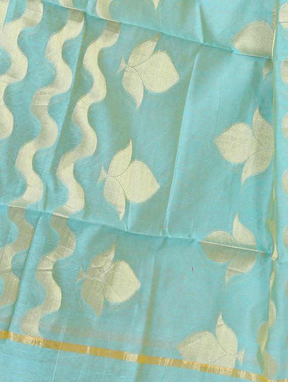 chanderi banarasi dupatta - 15652699 - Standard Image - 2