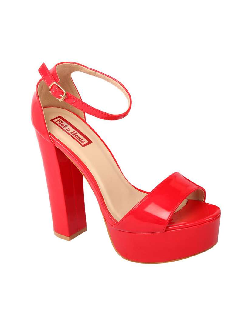 red patent leather back strap sandals