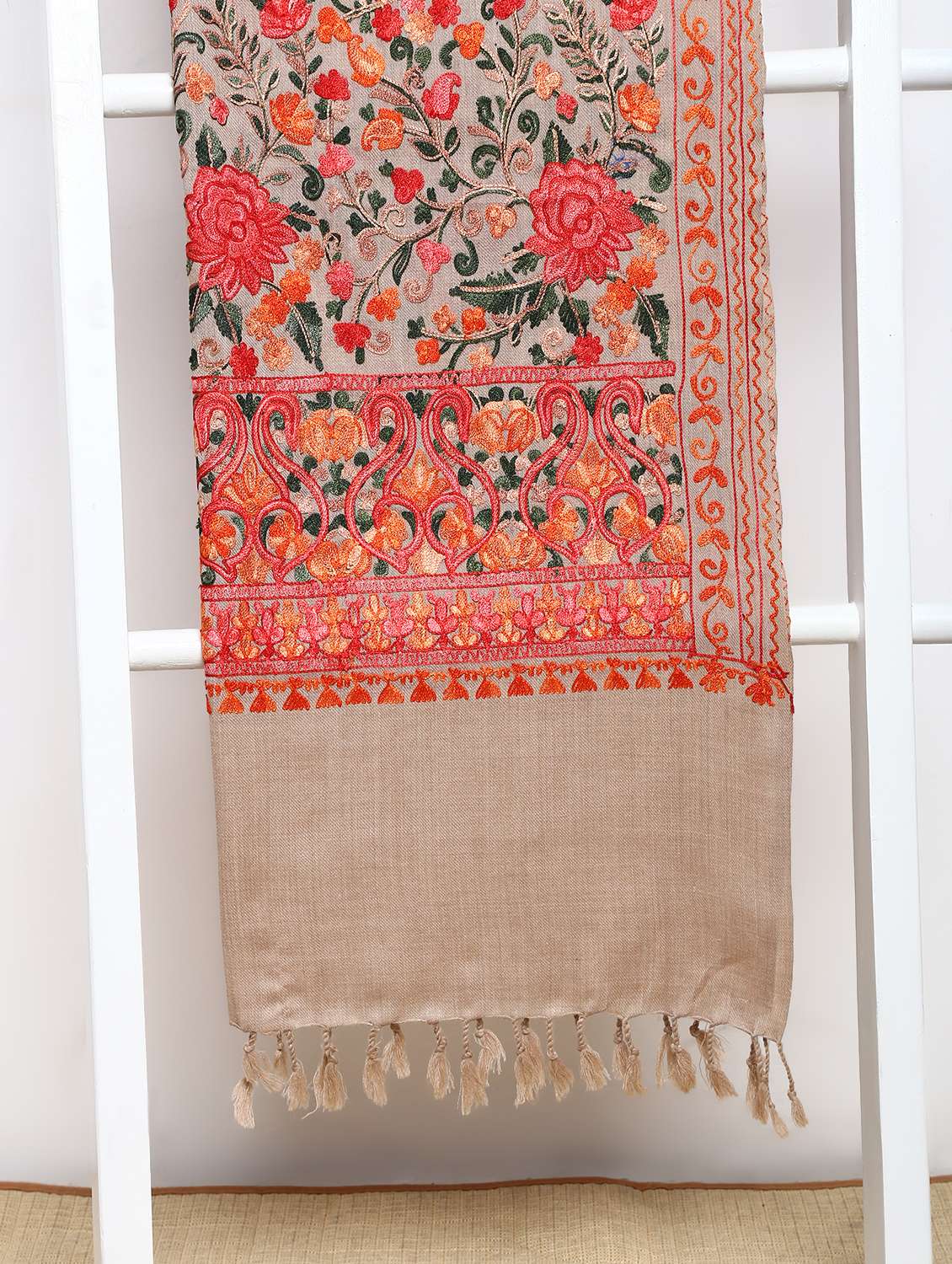 Pashmina Wool Embroidered Shawl