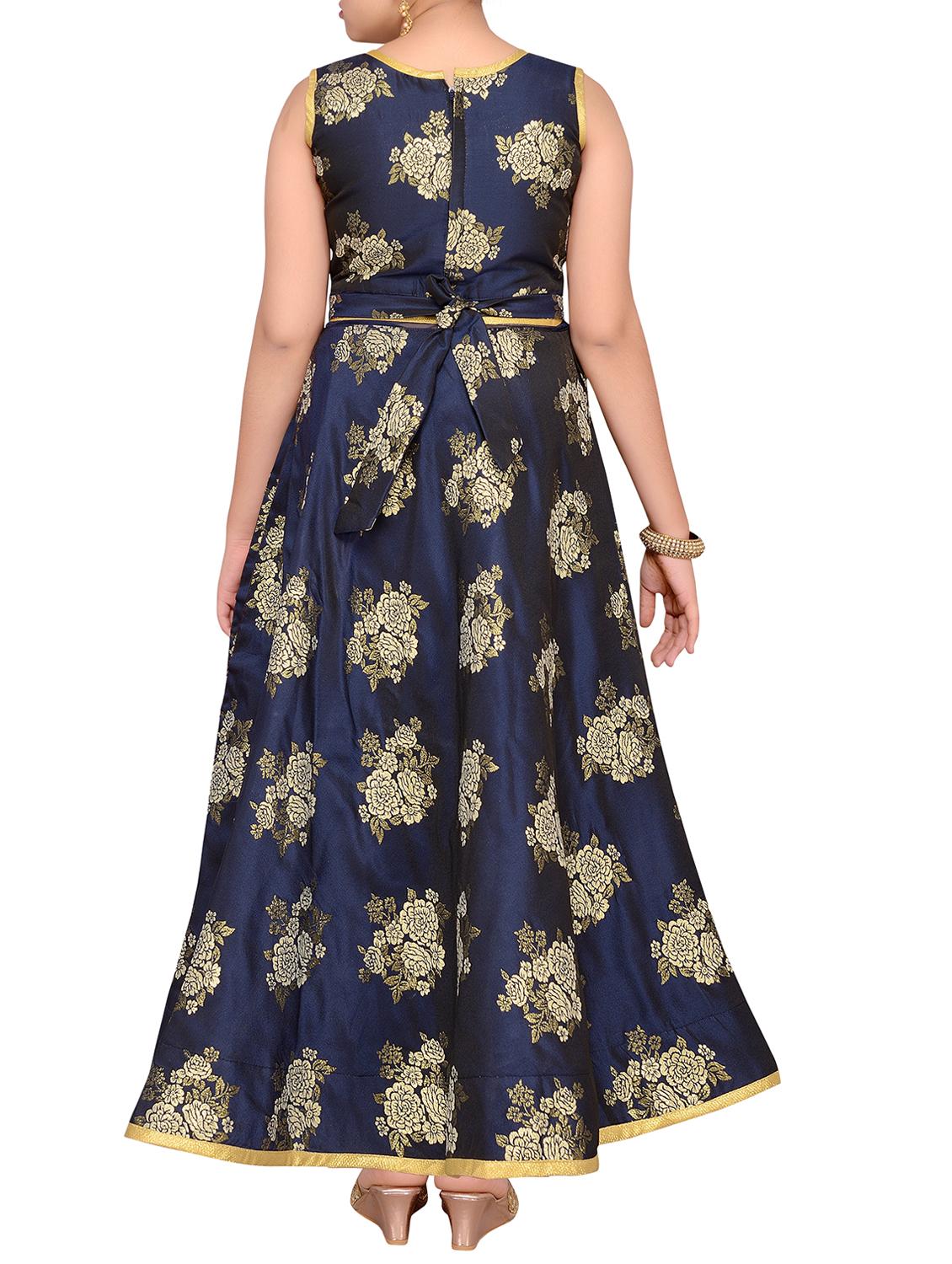 blue satin gown - 15655542 - Standard Image - 2
