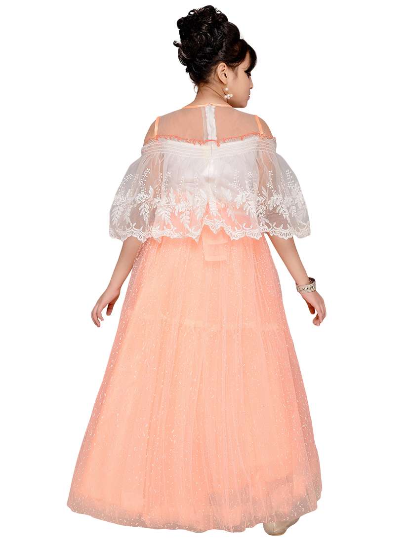 pink net party gown - 15655546 - Standard Image - 2