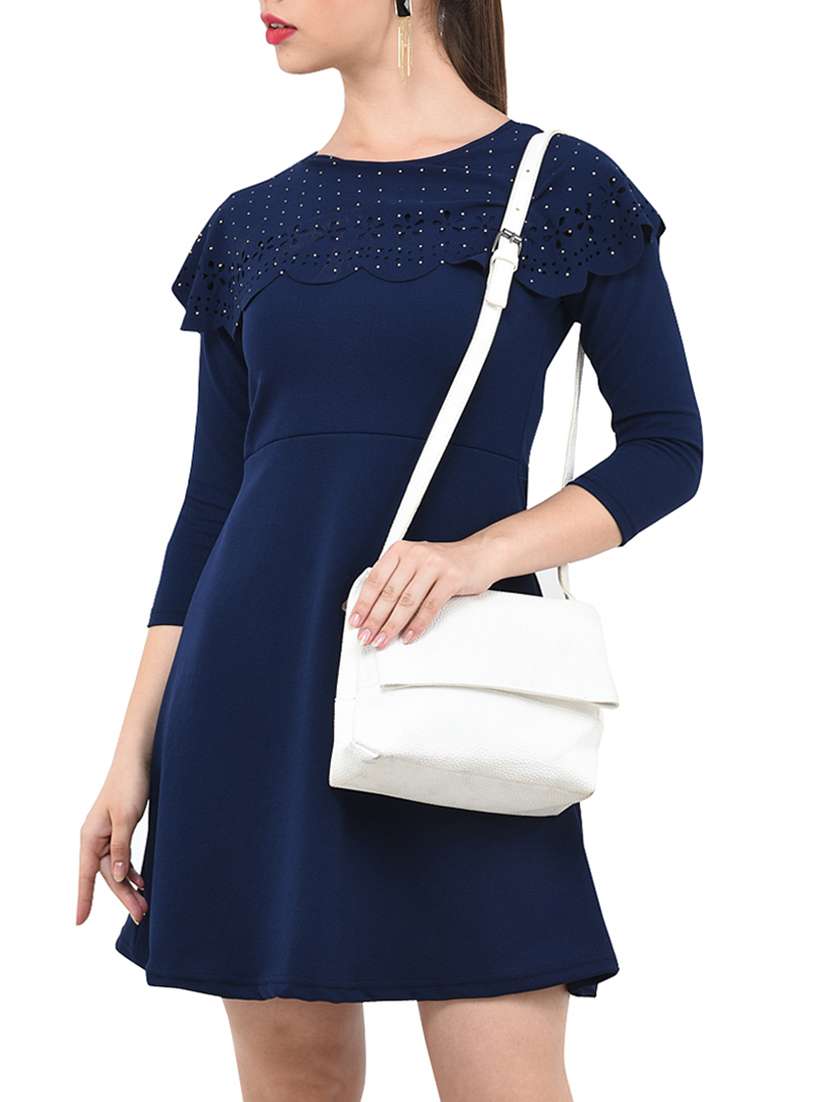 embellished a-line dress