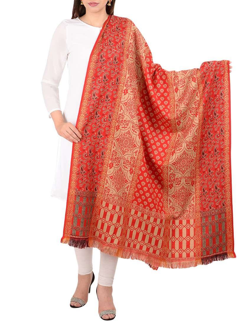 self-design wool shawl