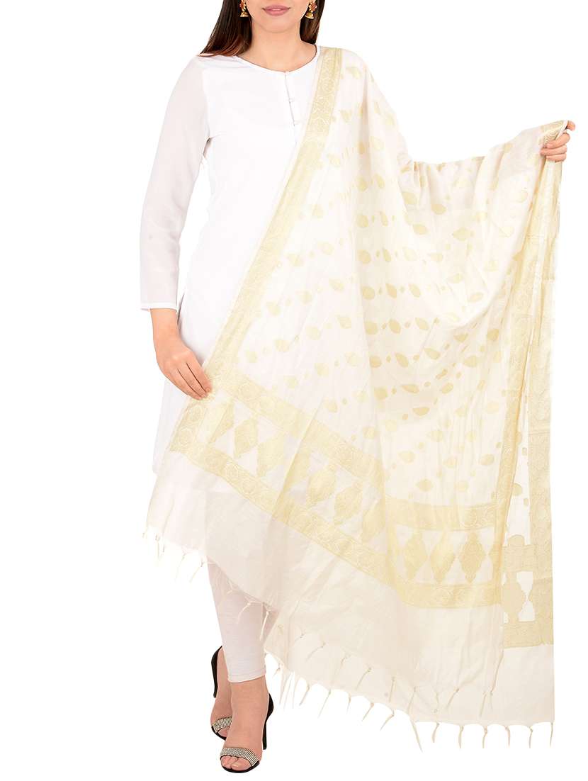 self-design banarasi dupatta