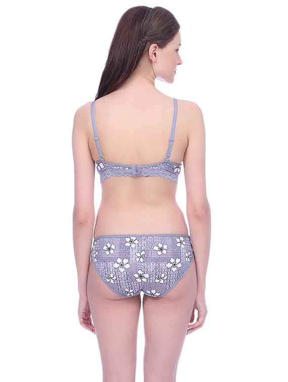 lace detail detachable bra & panty set - 15671023 - Standard Image - 2