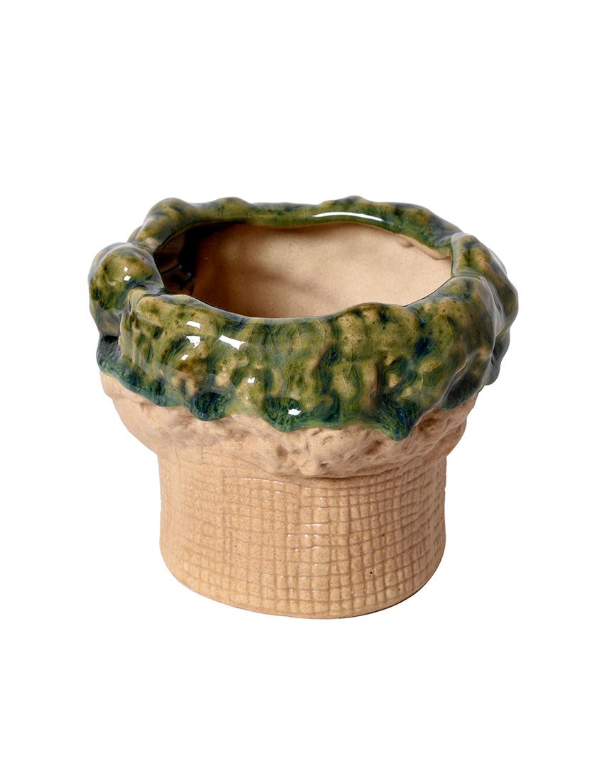 unravel india tree ambose ceramic table top planter - 15671377 - Standard Image - 2