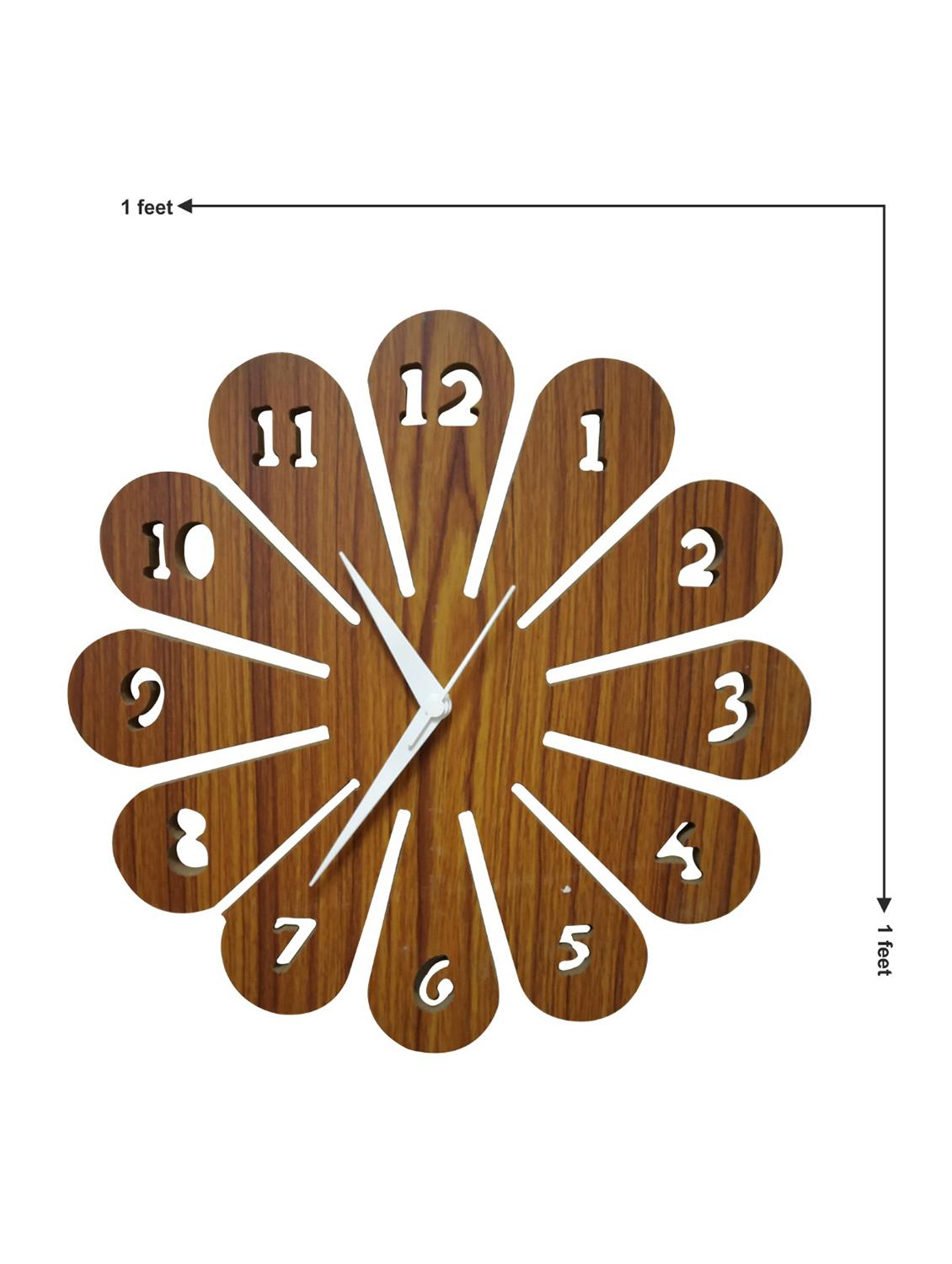 Decorative Handmade Wooden Wall Clock For Living Room Bedroom Decorative Handmade Wooden Wall Clock For Living Room Bedroom Office Kids