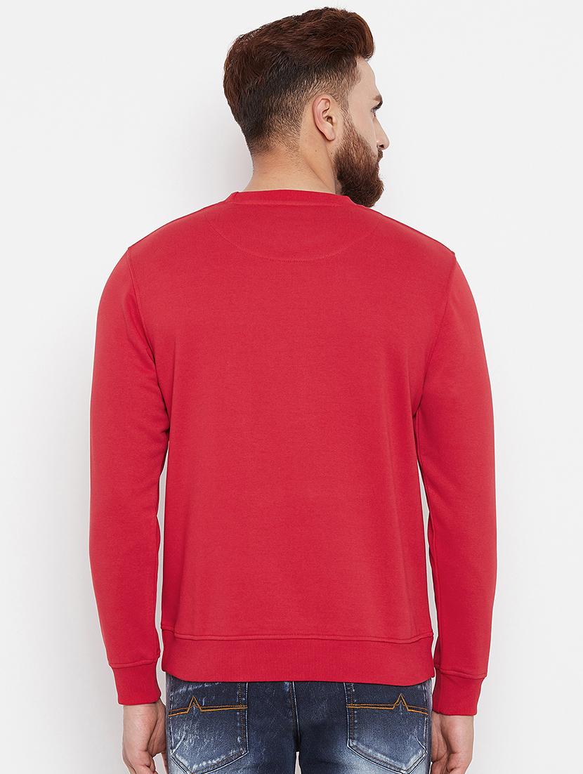 red printed sweatshirt - 15676130 - Standard Image - 2