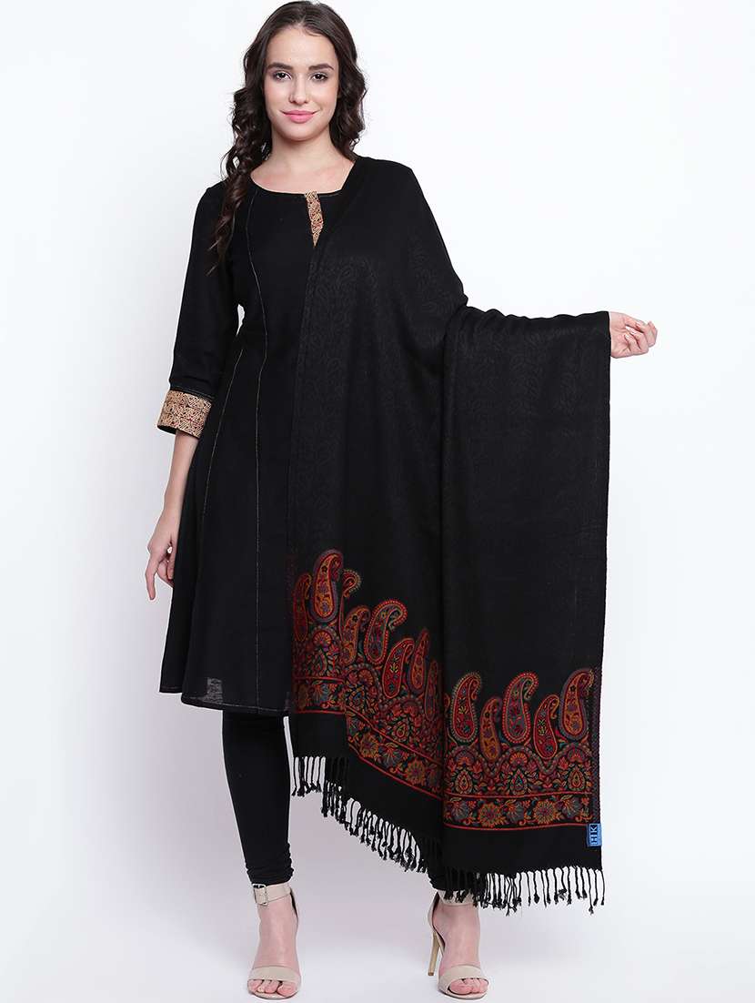 self-design woolen shawl