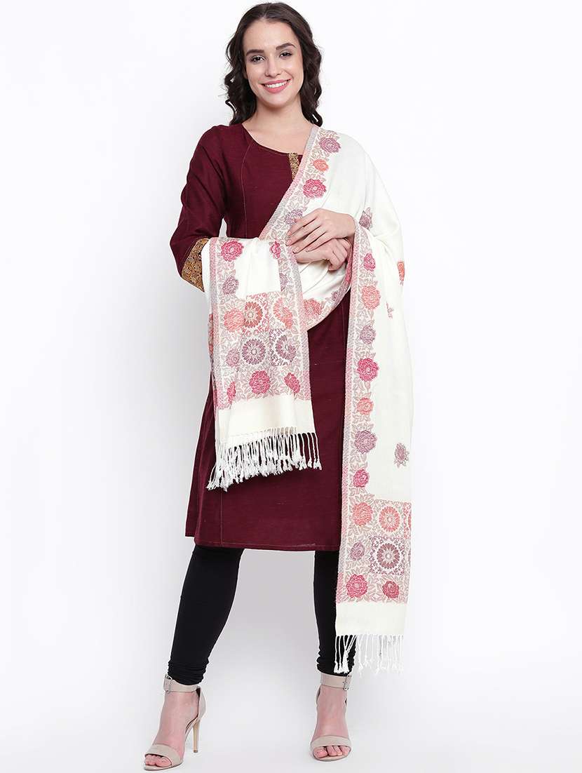 self-design woolen shawl