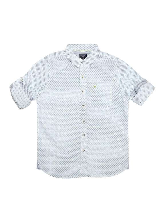 white cotton shirt