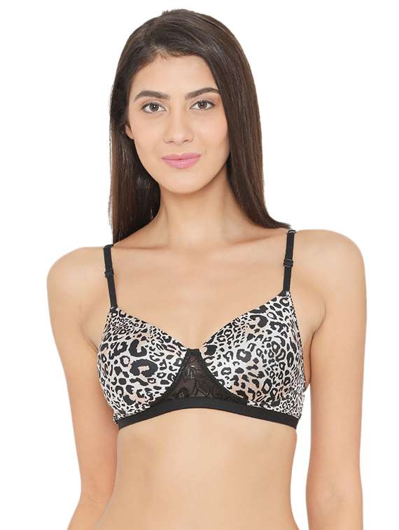 lace detail t-shirt bra