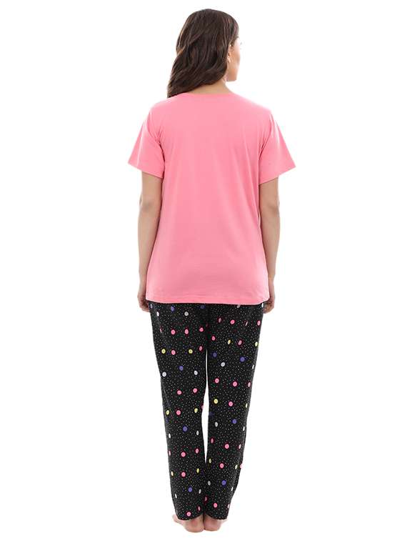 graphic print nightwear pajama set - 15679636 - Standard Image - 2
