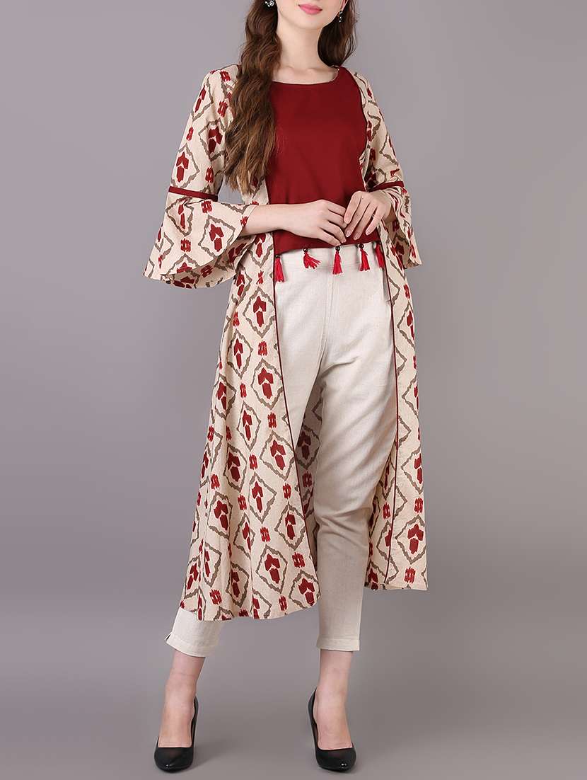 women's kurta with jacket kurta