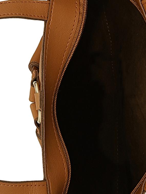 tan leatherette (pu) regular tote - 15681853 - Standard Image - 2