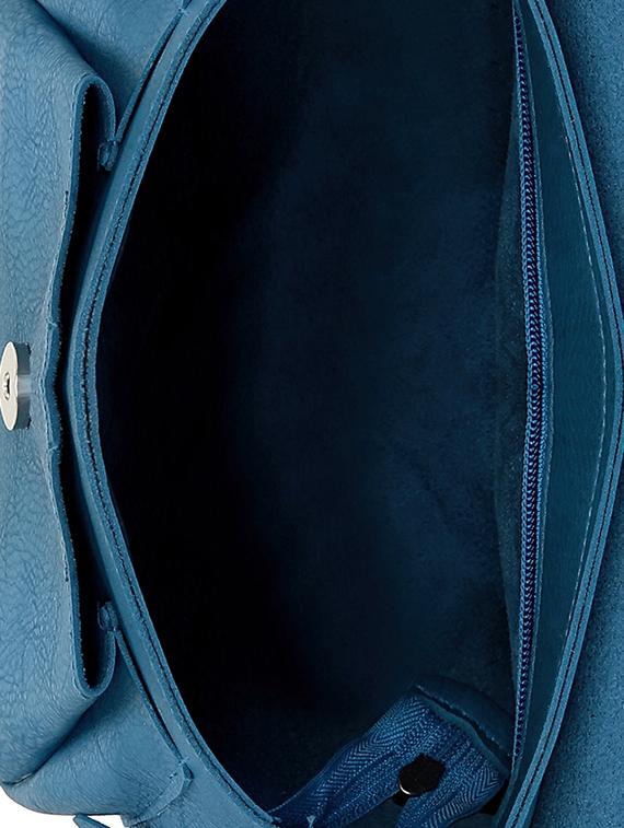 blue leatherette (pu) sling bag - 15681859 - Standard Image - 2