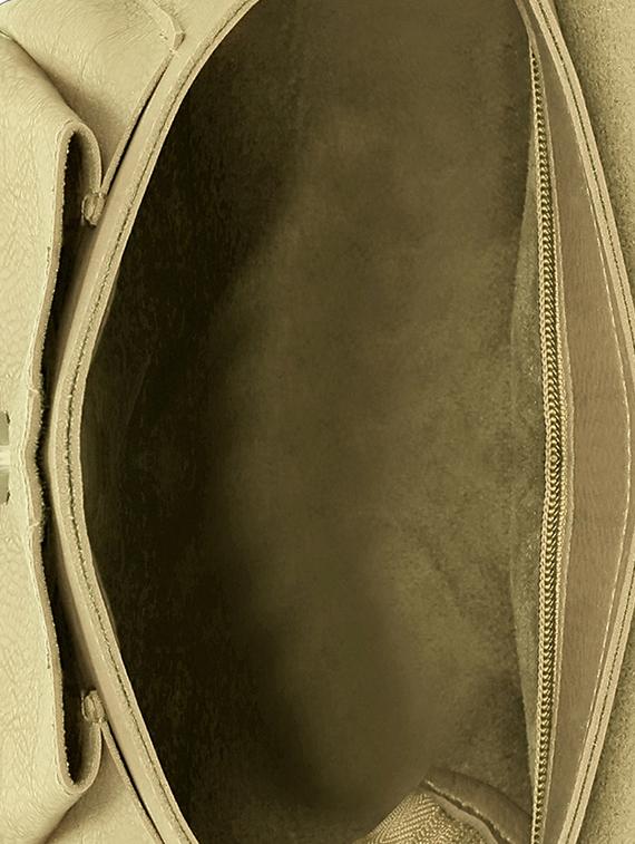 cream leatherette (pu) sling bag - 15681861 - Standard Image - 2