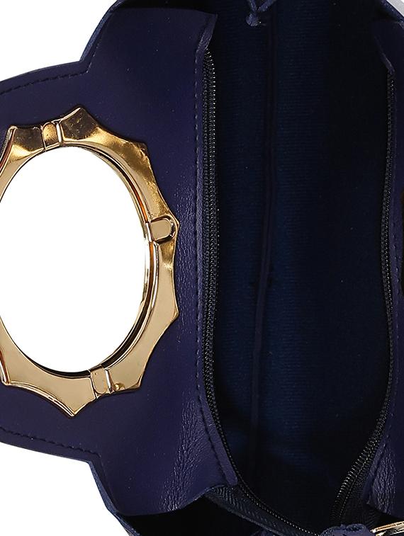 blue leatherette (pu) sling bag - 15681879 - Standard Image - 2