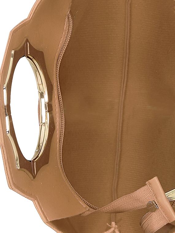 beige leatherette (pu) sling bag - 15681883 - Standard Image - 2