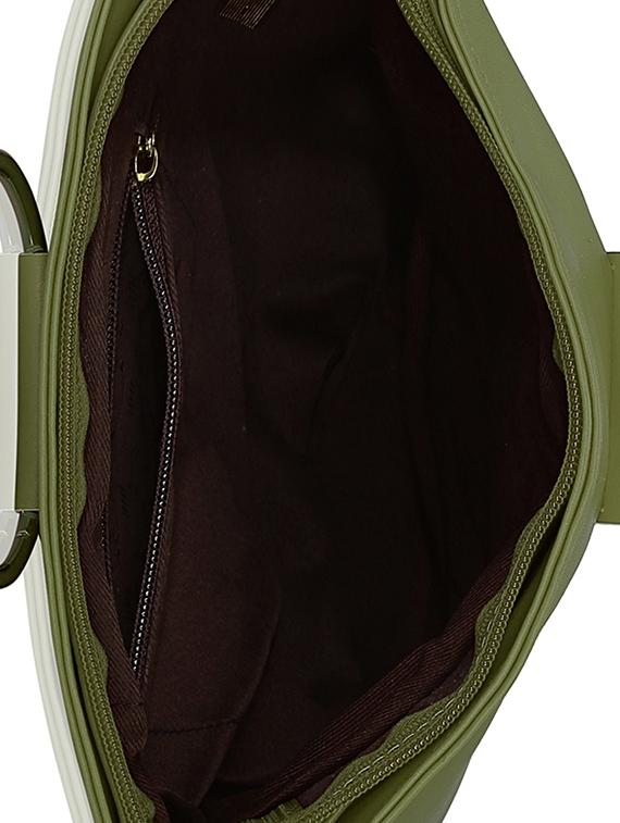 green leatherette (pu) sling bag - 15681913 - Standard Image - 2